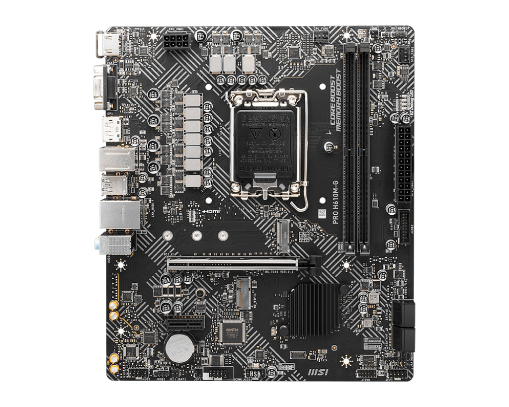 Carte Mère MSI Pro H610M-G DDR5 (Intel LGA 1700) Micro ATX