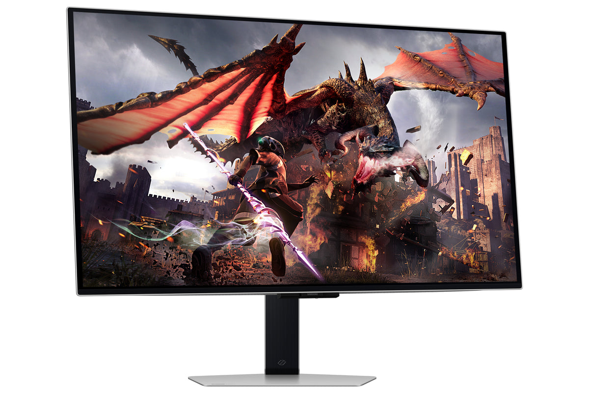Ecran PC Gamer - SAMSUNG - 32'' - 4K UHD - 240Hz - Dalle OLED - 0,03ms - Ajustable en hauteur - Odyssey OLED G8 G80SD