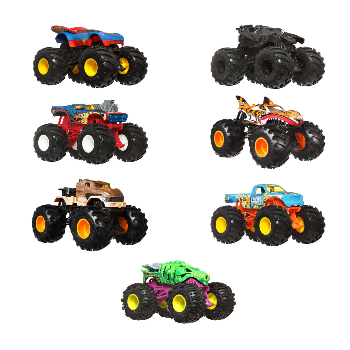 Hot Wheels - Monster Truck 1:24 (Modele aléatoire) - Petite Voiture - 3 ans et + - Hot Wheels - FYJ83