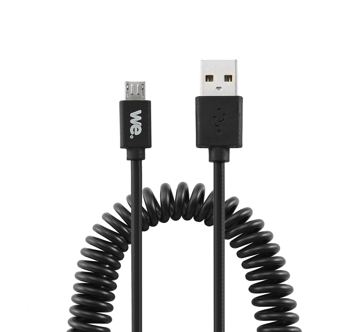 C ble USB / micro USB torsadé 2m - noir