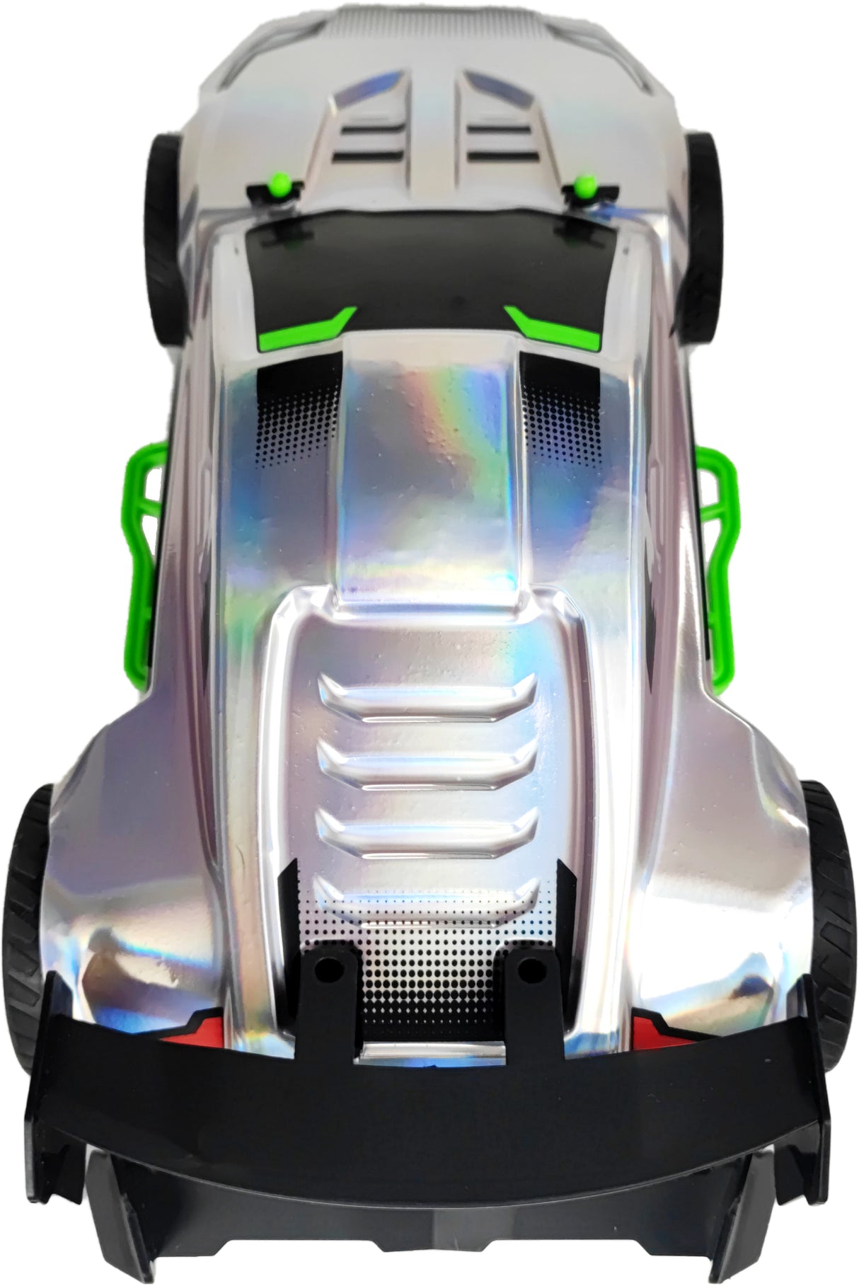 Voiture Télécommandée - EXOST - Metal Chrome 1:14 - 15 km/h - 31 -5 cm - argent et vert - des 5 ans