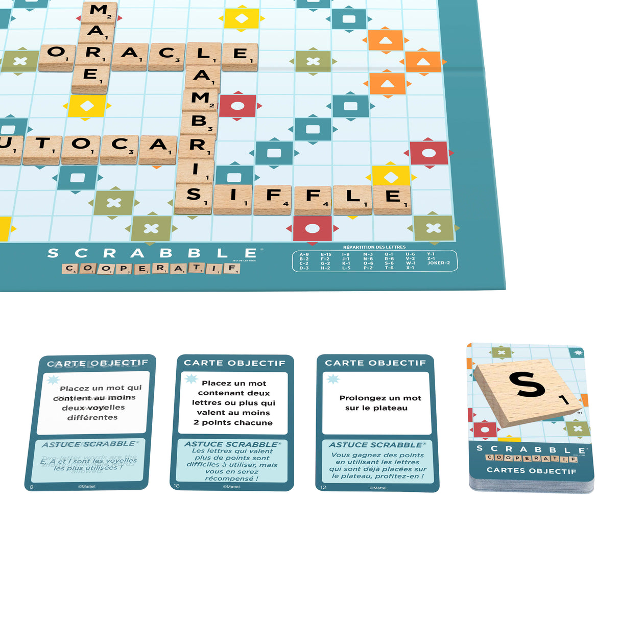 Scrabble classique - 2 en 1 - Mattel Games - JGR63
