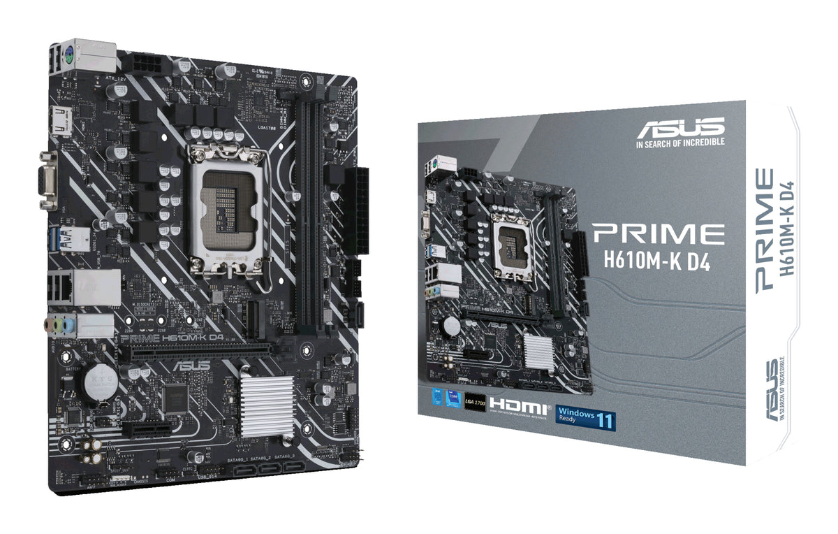Carte mere - ASUS - PRIME H610M-K D4 - Intel H610 LGA 1700 micro ATX
