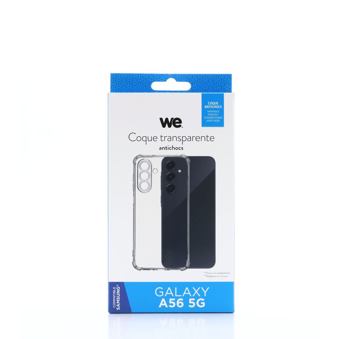 WE Coque de protection TPU SAMSUNG GALAXY A56 5G Transparent