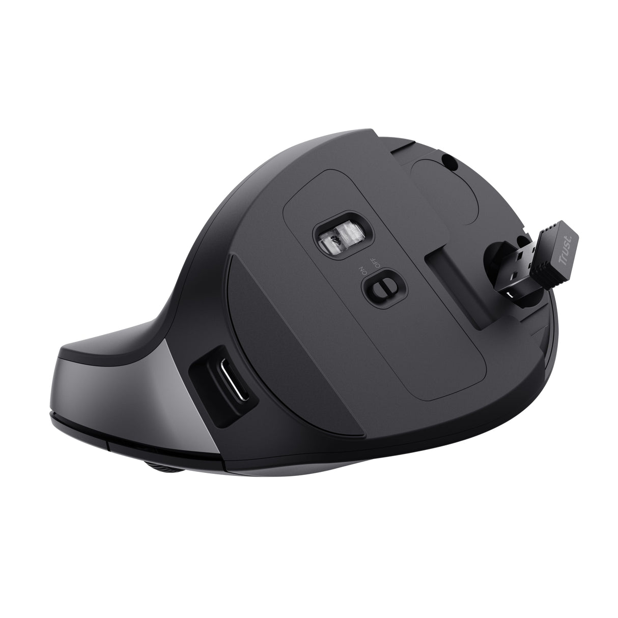Souris sans fil ergonomique Trust Bayo II (Noir)