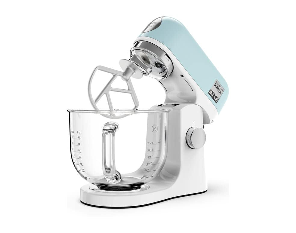 Robot pâtissier multifonction kMix KENWOOD KMX754APB - Moteur professionnel 1000W - 2 sorties pour accessoires - Bol en verre 5L