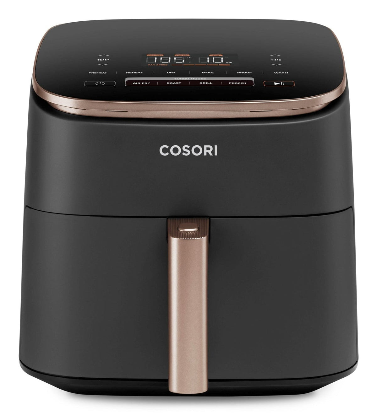 Friteuse sans huile COSORI - Turbo Blaze Chef Edition - Capacité 6L - 6 programmes - 1725W - Noir