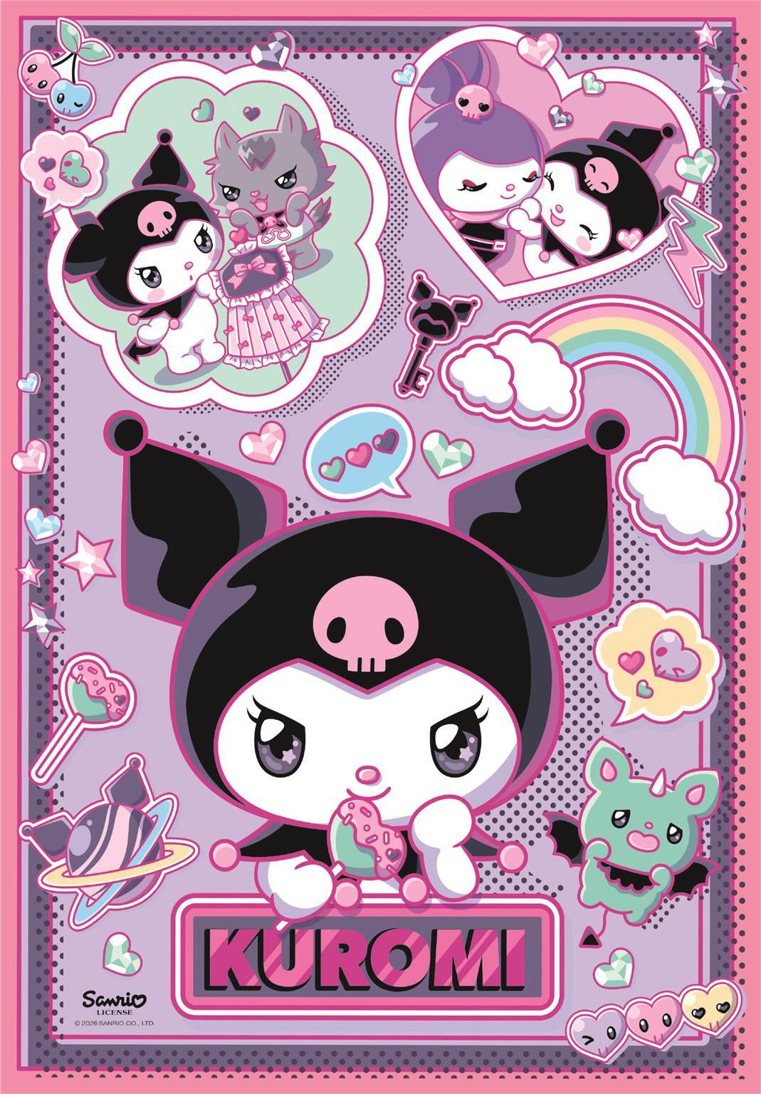 Puzzle 1000 pieces - Clementoni - Kuromi - Des 14 ans