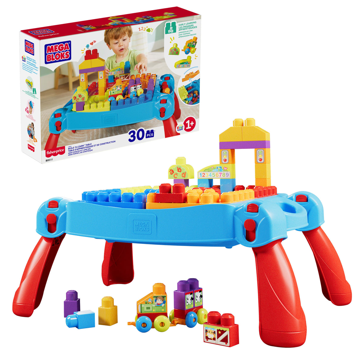 MEGABLOKS First Builders - La Table 3-en-1