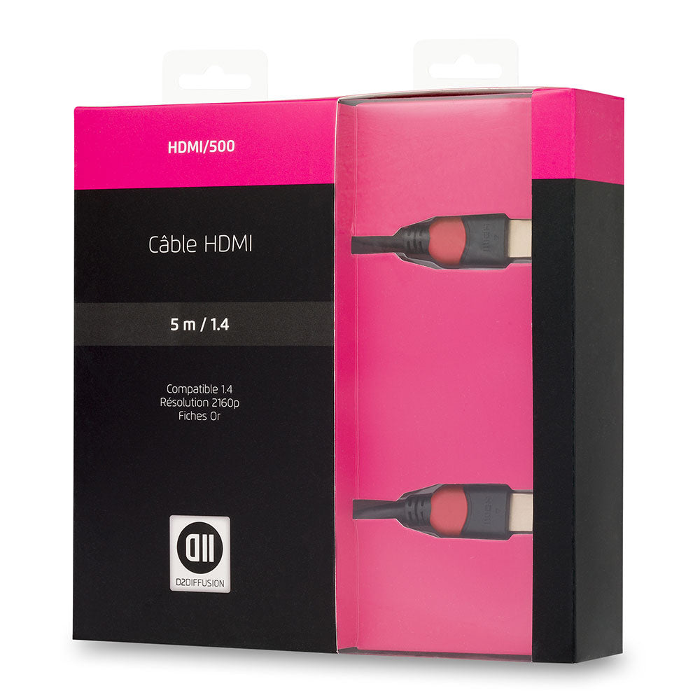C ble HDMI m le/m le 5m noir