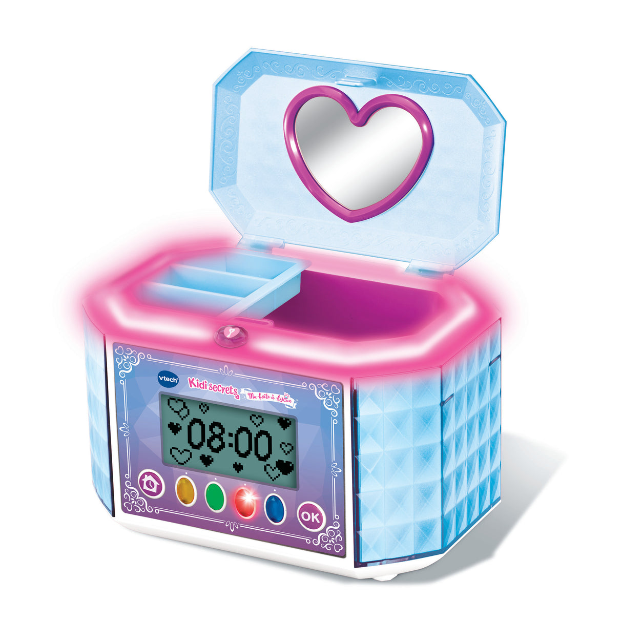 Boîte a Bijoux - VTECH - Kidisecrets - Multicolore - Écran Rétroéclairé - 4 ans et plus