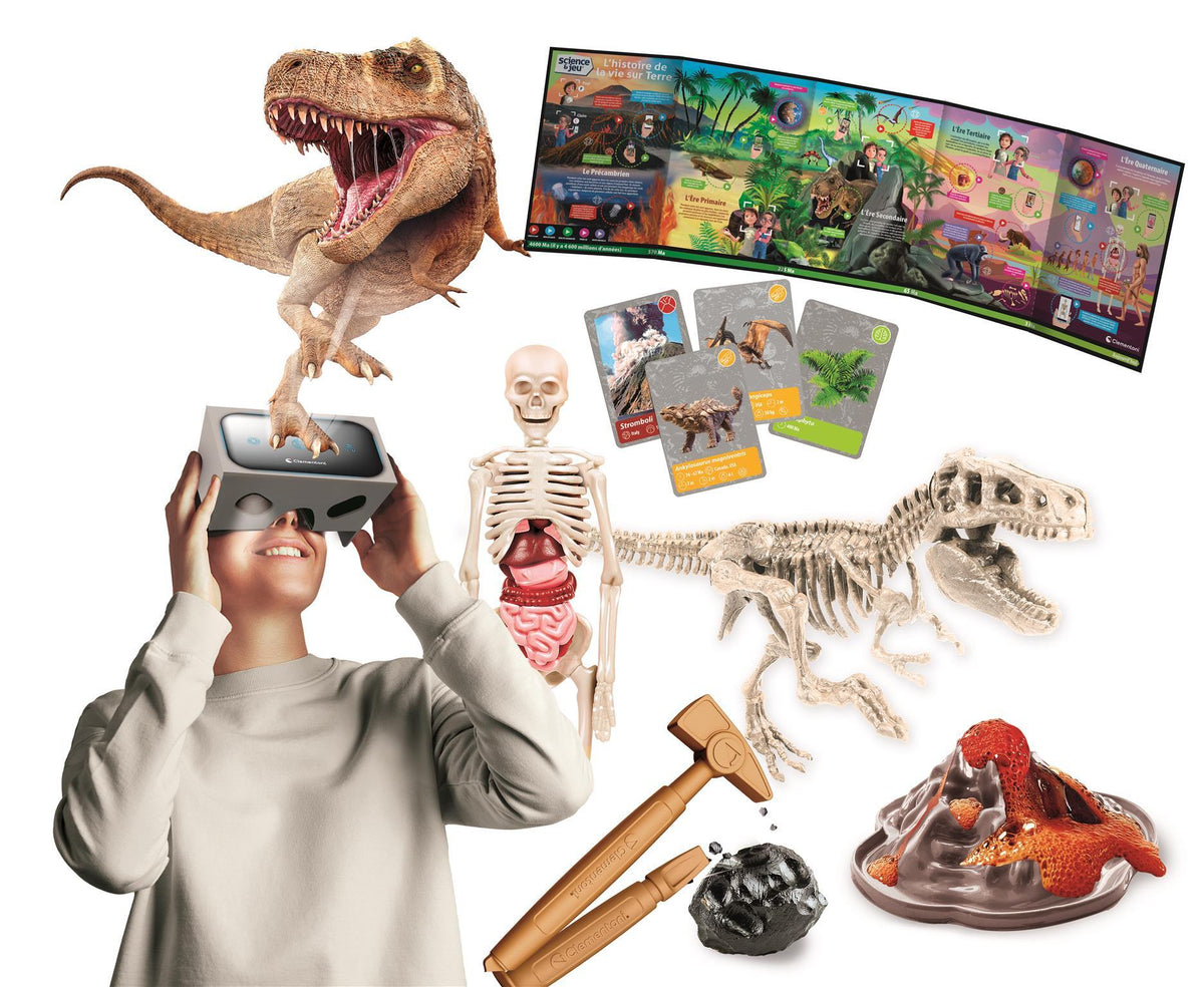 L'histoire de la vie sur Terre - Clementoni - Science & Jeu - Jeux Scientifiques