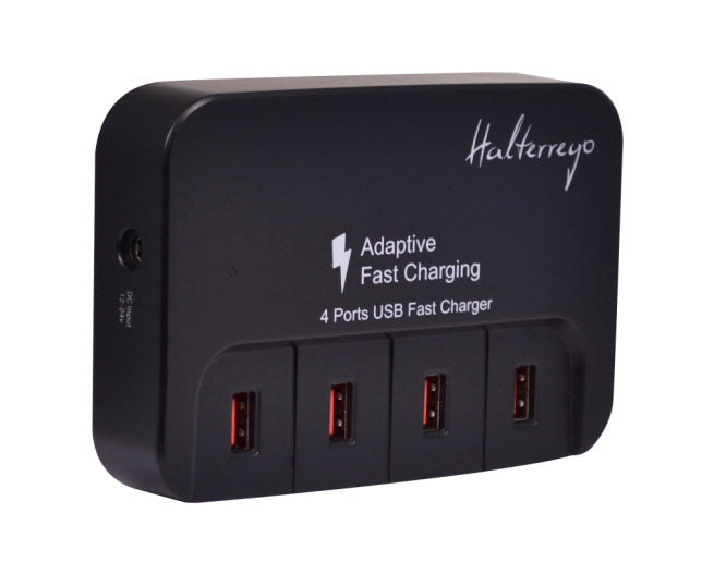 Chargeur secteur USB universel 4 ports ultra-rapides dont 2 ports Quick Charge 2