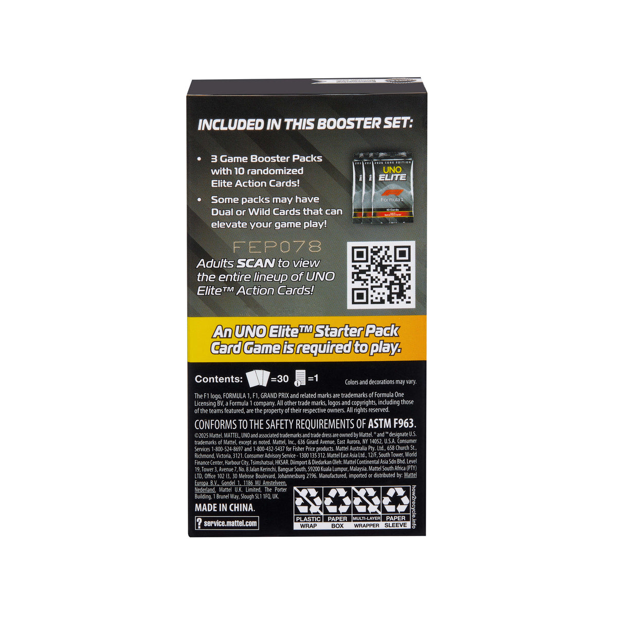 UNO ELITE F1 SET DE BOOSTERS