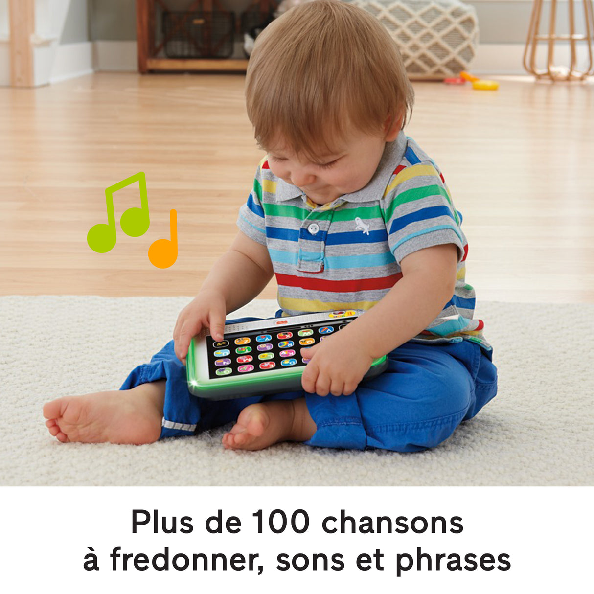 Fisher-Price-Ma Tablette Rires et Éveil-Tablette musicale en français HXB67