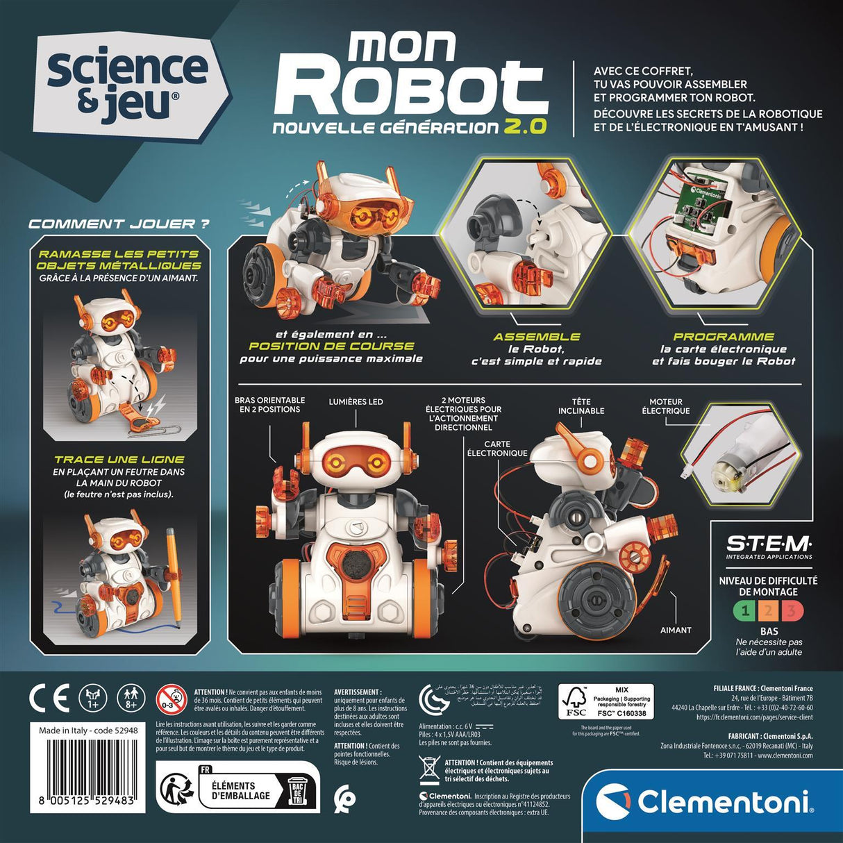 CLEMENTONI - Mon Robot 2.0