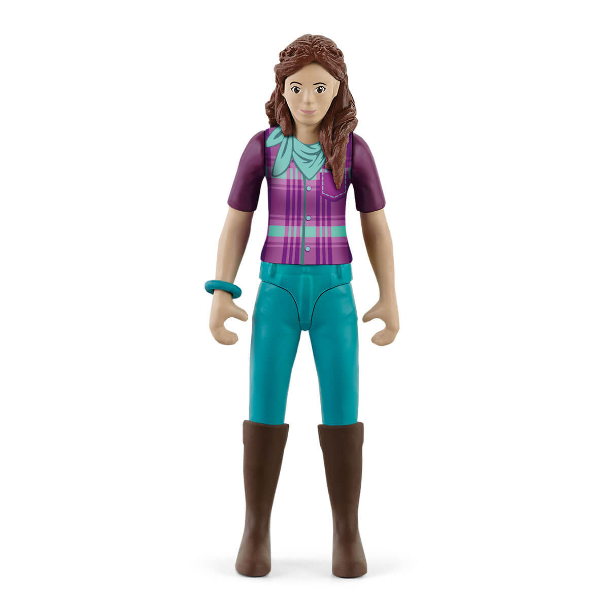Figurine Cavaliere Lisa et Storm, coffret schleich avec 10 éléments inclus dont 1 cheval schleich hanovrien et sa cavaliere,