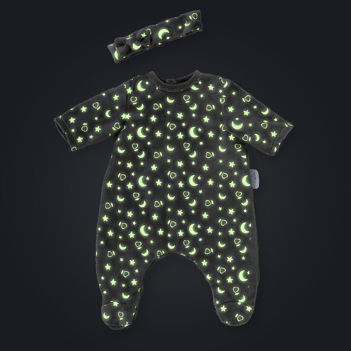 Pyjama - Corolle - Brille dans la Nuit - 36 cm - Étoiles phosphorescentes - Facile a enfiler