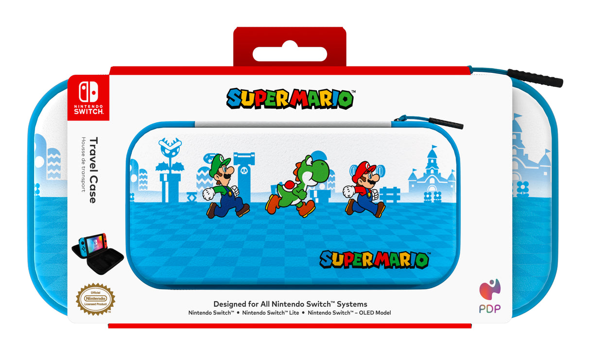 Sacoche de transport - PDP - Mario Escape - Nintendo Switch - Bleu