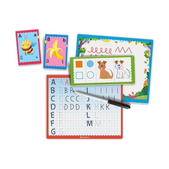 Clementoni - Coffret Jeux d'écriture - 23 activités - Dés 4 ans