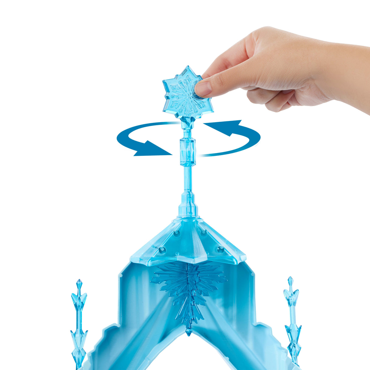 Disney La Reine des Neiges - Palais de glace d'Elsa - Olaf - 21 accessoires - Disney Frozen - JGG41
