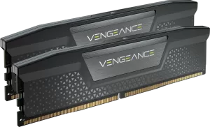 Kit Barrettes mémoire 32Go (2x16Go) DIMM DDR5 Corsair Vengeance 5200MHz CL40 (Noir)