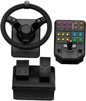 Kit Volant + Pdalier + Panneau de contrle Logitech G Farming Simulator