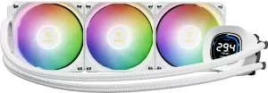 Kit Watercooling AIO Gamdias Aura GL Digital RGB - 360mm (Blanc)