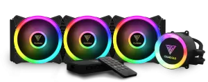 Kit Watercooling AIO Gamdias Chione P2-360R aRGB (Noir)