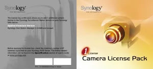Licence Synology pour 1 Camera suppl�mentaire
