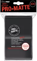 Lot de 100 Sleeves Ultra Pro Pro-Matte Format Standard 66x91mm (Noir)