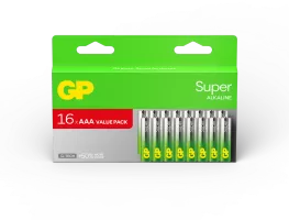 Lot de 16 piles Alcaline GP Batteries Super type AAA (LR03) 1,5V