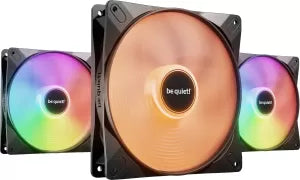 Lot de 3 Ventilateurs de boitier be quiet! Light Wings LX High Speed RGB - 14cm (Noir)