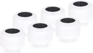 Lot de 6 Raccords é compression pour Tube é13mm Alphacool Eiszapfen Pro (Blanc)