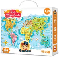 Puzzle CzuCzu Mapa Swiata (260 pi�ces)