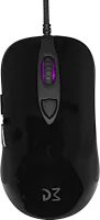 Souris filaire Gamer Dream Machines DM1 FPS (Noir Brillant)