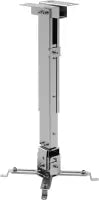 Support plafond vidoprojecteur Maclean MC-581 Hauteur de 43 65cm 20kg max (Argent)