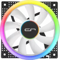 Ventilateur boitier Cryorig Crona X PWM RGB 12cm (Blanc/Noir)