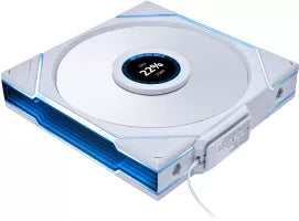 Ventilateur de boitier Lian Li Uni Fan TL Wireless LCD RGB - 14cm (Blanc)