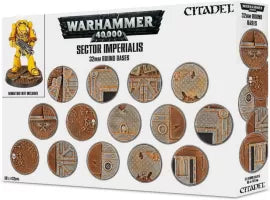 Warhammer 40k - Sector Imperialis: Socles Ronds de 32mm