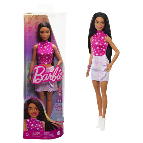 Fashionista - Poupée robe violet et blanc - des 3 ans - FBR37