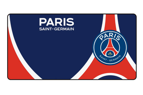 Tapis de souris gaming - KONIX - PSG - XXL 90 x 46 cm - Surface silicone 3D ultra fine - Base antidérapante en caoutchouc - Bleu
