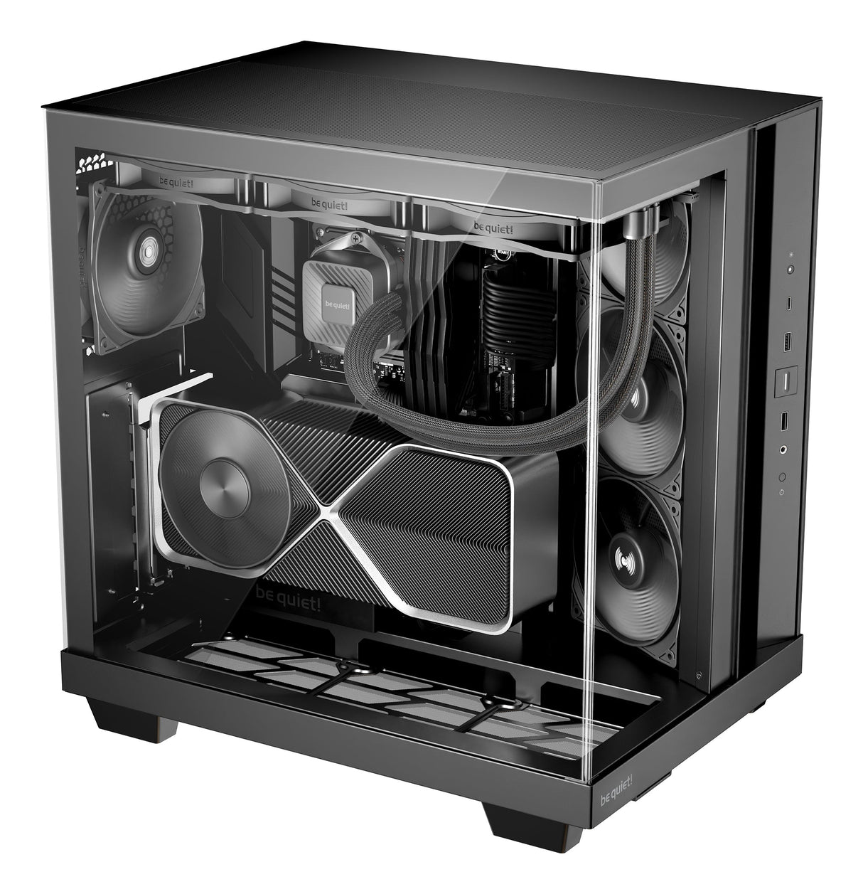 Boitier Moyen Tour ATX be quiet! Light Base 500 avec panneaux vitrés (Noir)