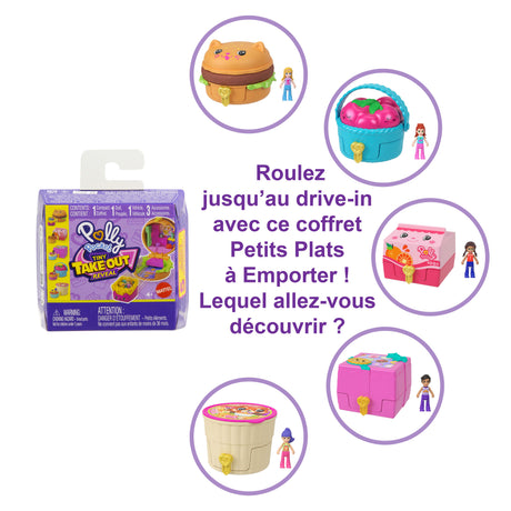 Polly Pocket–Coffret Multifacettes-Voitures Et Mini-Figurines - JCR44 Modele aléatoire - a partide 4 ans