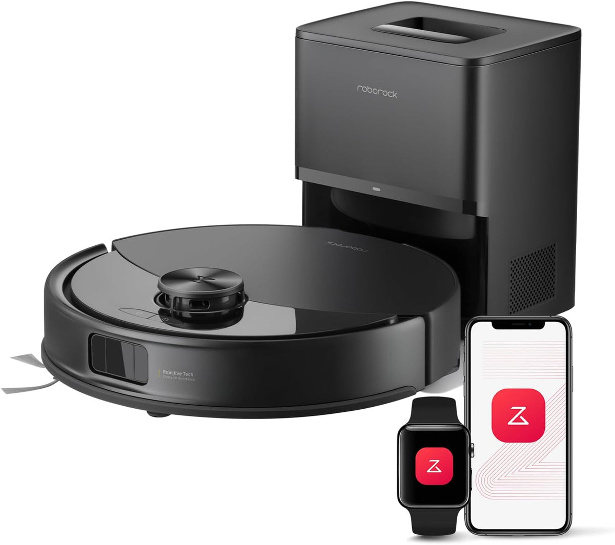ROBOROCK Q10 VF+ - Aspirateur Robot Laveur avec Station de Vidage Automatique - Puissance 10000 Pa - Autonomie 150 min