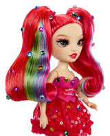 Rainbow High - Poupée Mannequin Be Dazzling - Vivienne Rouge - 28 cm - Pierres précieuses scintillantes et accessoires inclus