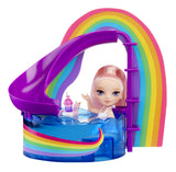Jeu de société - MGA - Piscine arc en ciel avec toboggan - Poupée Blush - 10 pieces - Multicolore