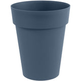 Vase mi-haut Rond - EDA - Toscane - Ø 44 cm - 50 L - Pré-percé - Ø 44 x H. 53 cm - Bleu Jean