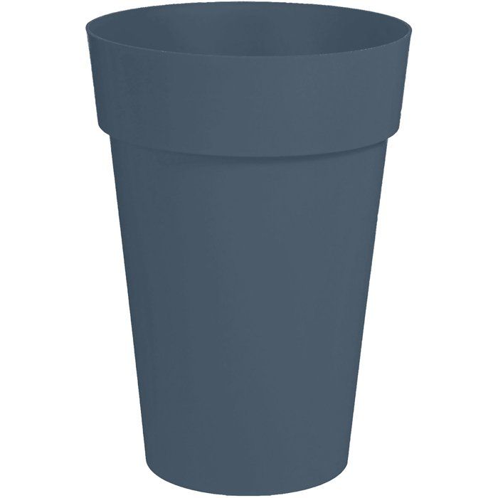 Vase haut Rond - EDA - Toscane - Ø 46 cm - 67 L - Intérieur/Extérieur - Ø 46 x H. 65 cm - Bleu Jean