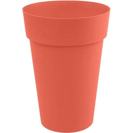 EDA - Pot de fleurs Rond haut- Toscane - Ř 46 x H 65 cm - Intérieur / Extérieur - 67 L - Orange Terre Battue